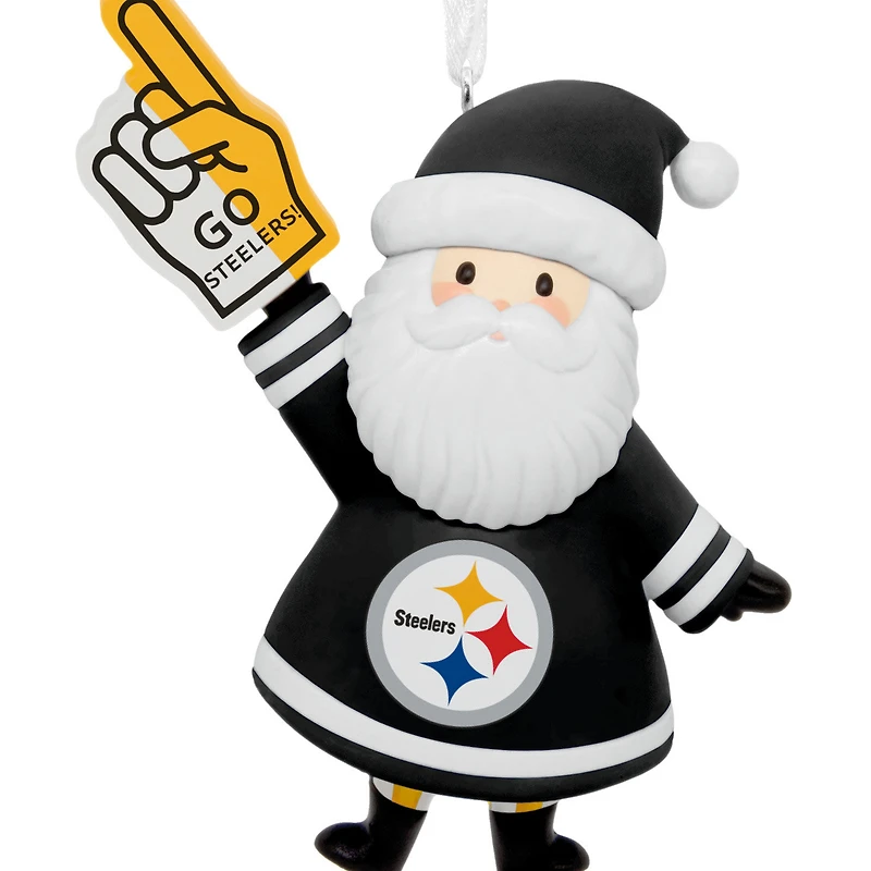 NFL Pittsburgh Steelers Santa Fan Hallmark Ornament for only USD 12.99 | Hallmark