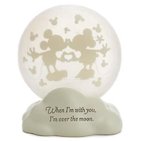 Disney Mickey Mouse and Minnie Mouse Moon Figurine With Light for only USD 49.99 | Hallmark