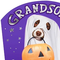 Dog in Ghost Costume Halloween Card for Grandson for only USD 2.99 | Hallmark