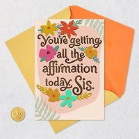 Sis, You're Worthy of All the Love Birthday Card for Her for only USD 4.99 | Hallmark