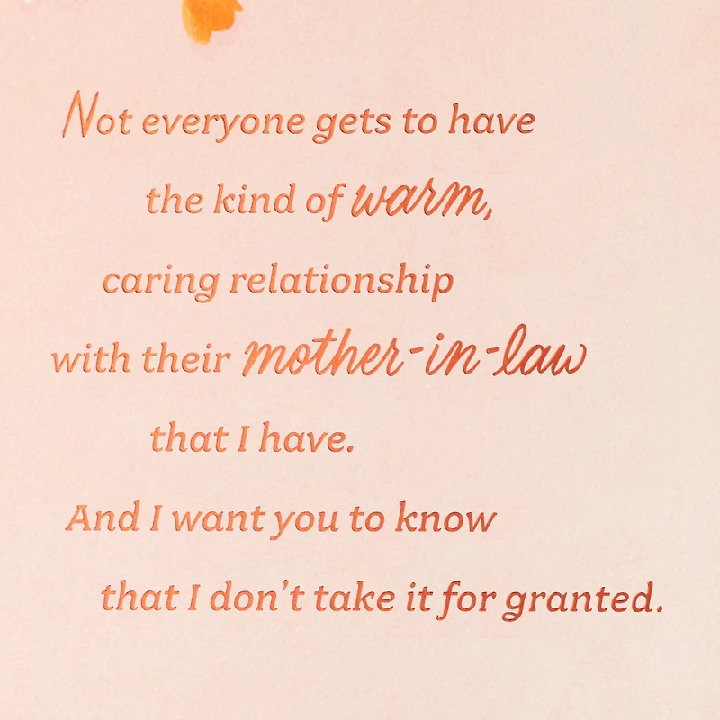 Grateful for You Birthday Card for Mother-in-Law for only USD 8.59 | Hallmark
