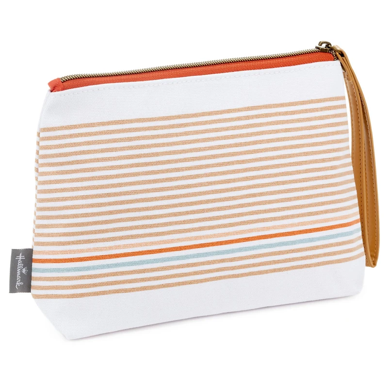 Wonderfully Made Striped Canvas Pouch With Wrist Strap for only USD 16.99 | Hallmark