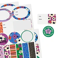 Lavender-Scented Colorful Floral Gift Tags and Stickers, 3 sheets for only USD 3.99 | Hallmark