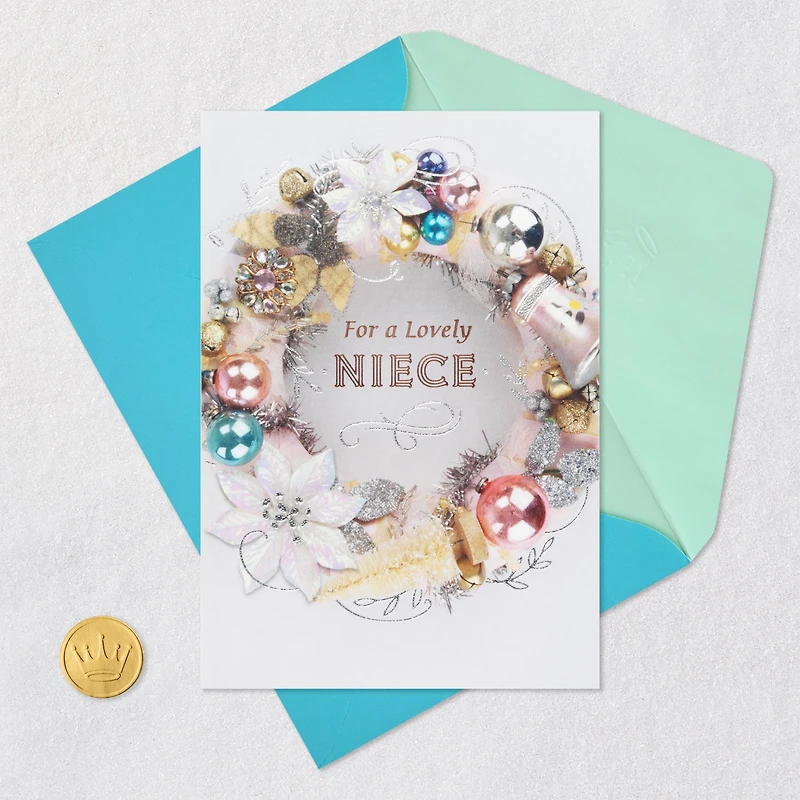For a Lovely Niece Christmas Card for only USD 3.99 | Hallmark
