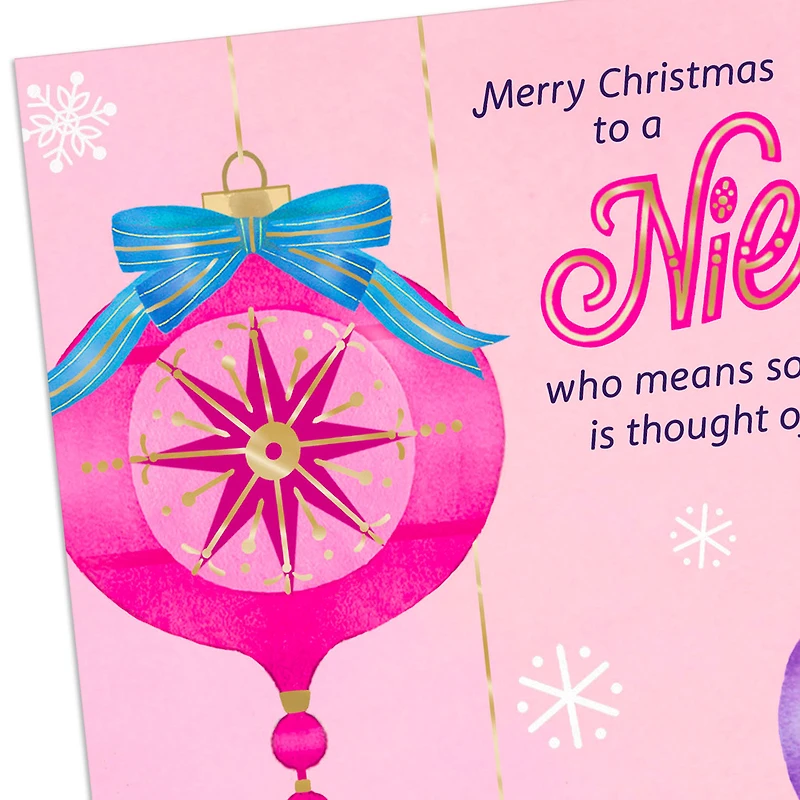 You Mean So Much Christmas Card for Niece for only USD 2.50 | Hallmark