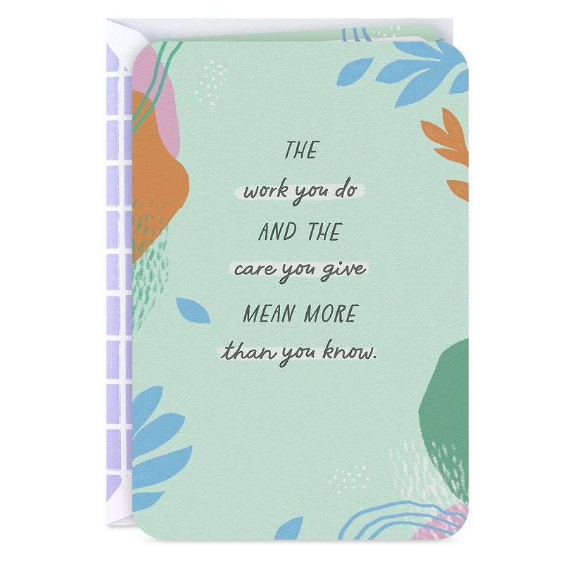 Thanks for All You Do Thank You Card for Caregiver for only USD 2.99 | Hallmark
