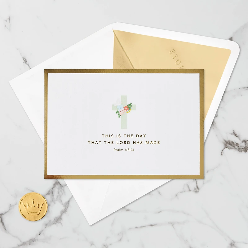 Cross With Flowers Religious Pop-Up Card for only USD 12.99 | Hallmark