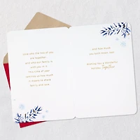 Love the Two of You Together Christmas Card for Son and His Love for only USD 6.99 | Hallmark