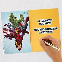 Marvel Avengers Super-Heroic Kids Birthday Card with Sound for only USD 6.59 | Hallmark