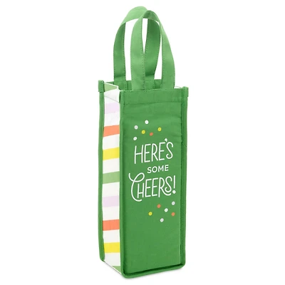 Here's Some Cheers Canvas Wine Bag for only USD 12.99 | Hallmark