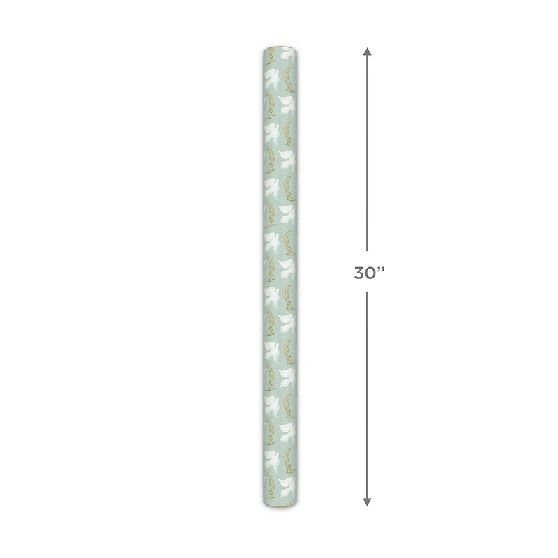 Doves in Flight Christmas Wrapping Paper Roll, 22.5 sq. ft. for only USD 4.99 | Hallmark