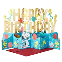 Jumbo Peanuts® Snoopy and Woodstock Fun and Good Times 3D Pop-Up Birthday Card for only USD 14.99 | Hallmark