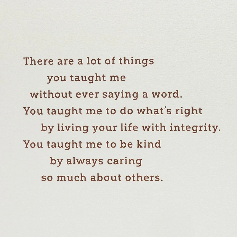 Thanks for Teaching Me Father's Day Card for Dad for only USD 6.99 | Hallmark