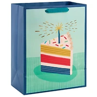 13" Candle and Cake Slice Large Birthday Gift Bag for only USD 4.99 | Hallmark