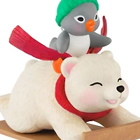 Snowball and Tuxedo Sledding Sidekicks Ornament for only USD 22.99 | Hallmark
