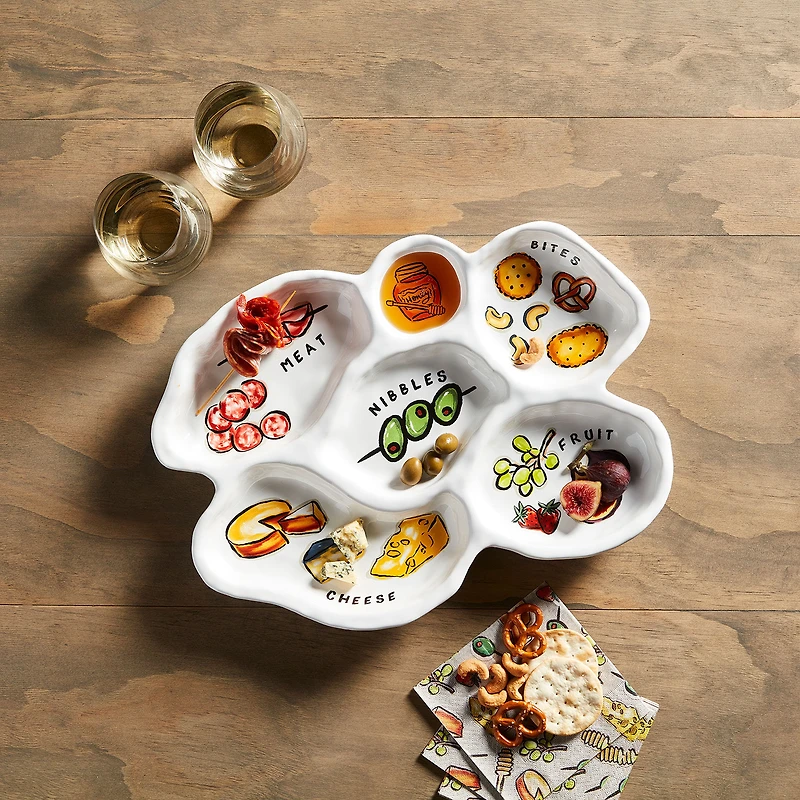 Mud Pie Sectioned Charcuterie Plate for only USD 49.99 | Hallmark