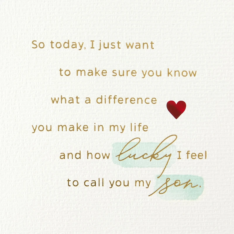 I'm So Grateful for You Valentine's Day Card for Son for only USD 7.99 | Hallmark