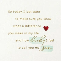 I'm So Grateful for You Valentine's Day Card for Son for only USD 7.99 | Hallmark