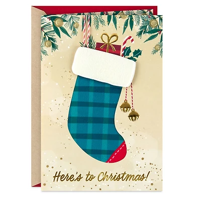 Textured Stocking Christmas Card for only USD 8.99 | Hallmark