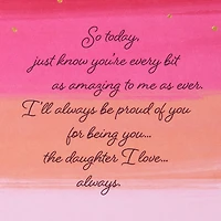 So Proud of You Birthday Card for Daughter for only USD 4.59 | Hallmark