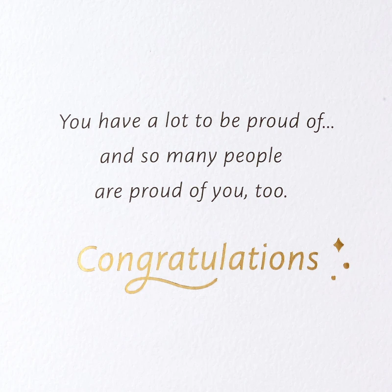 An Accomplishment That's Yours Forever High School Graduation Card for only USD 6.99 | Hallmark