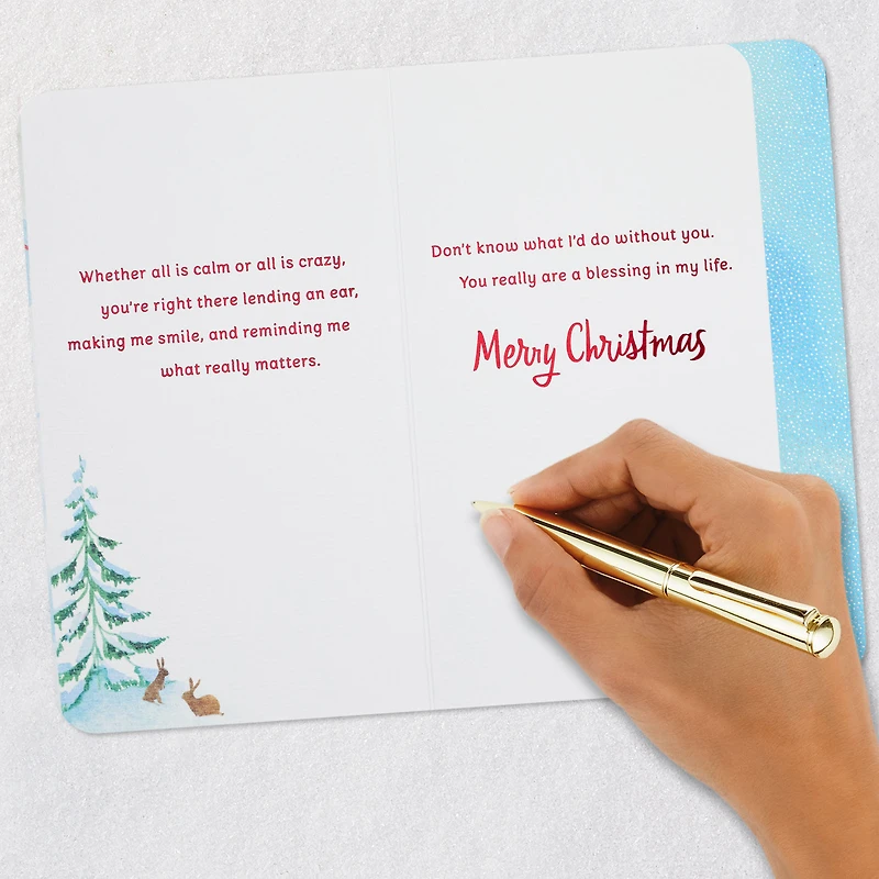 Friends Add a Little Heavenly Peace Christmas Card for only USD 6.99 | Hallmark