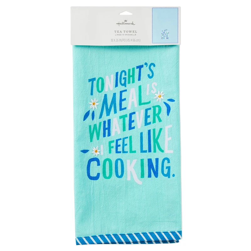 Tonight's Meal Tea Towel, 18x26 for only USD 14.99 | Hallmark