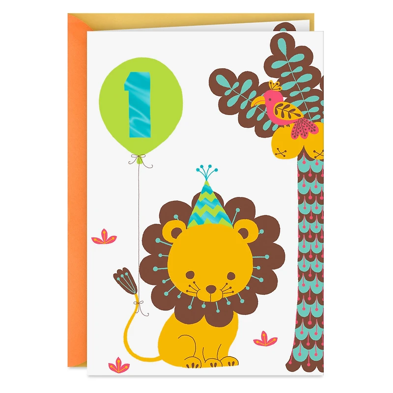 Cutest Cub in the Jungle First Birthday Card for Boys for only USD 3.99 | Hallmark