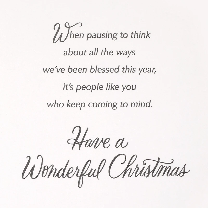Red Script and Snowy Evergreens Boxed Christmas Cards, Pack of 16 for only USD 15.49 | Hallmark