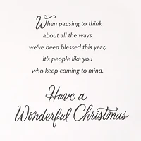 Red Script and Snowy Evergreens Boxed Christmas Cards, Pack of 16 for only USD 15.49 | Hallmark