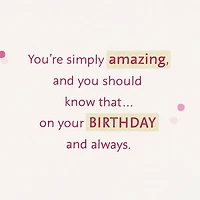 You're Simply Amazing Birthday Card for Daughter for only USD 5.99 | Hallmark