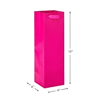13" Hot Pink Wine Gift Bag for only USD 3.49 | Hallmark