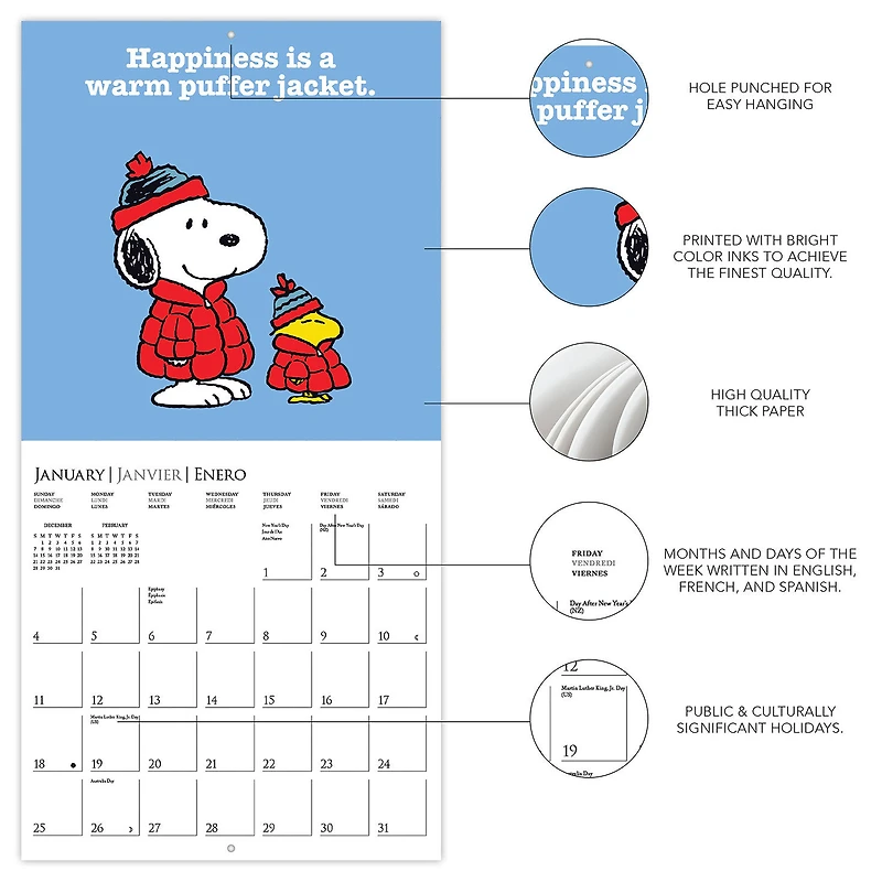 Graphique 2026 Peanuts Happiness Is...16-Month Calendar for only USD 16.99 | Hallmark