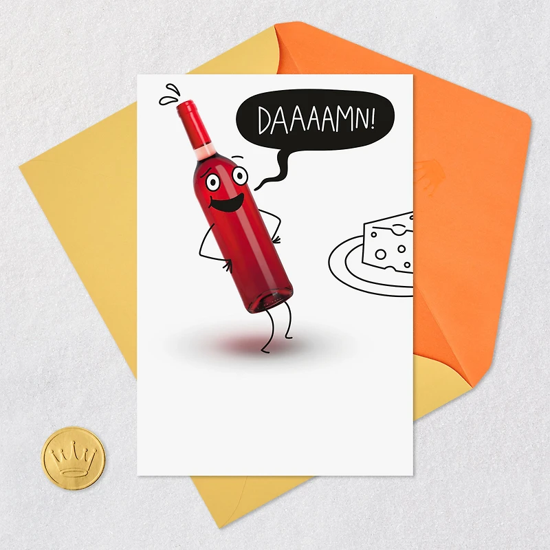 Aging Better Than Wine Funny Birthday Card for only USD 3.99 | Hallmark