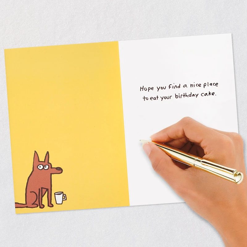 Where the Dog Sits Funny Birthday Card for only USD 3.99 | Hallmark