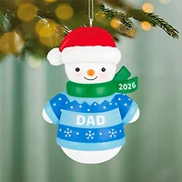 Dad Snowman 2026 Ornament for only USD 18.99 | Hallmark