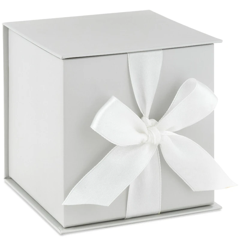 4.3" Small Pearl Gray Gift Box With Shredded Paper Filler for only USD 4.99 | Hallmark