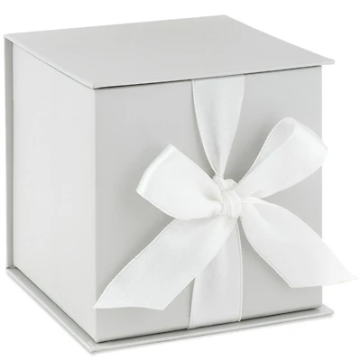 4.3" Small Pearl Gray Gift Box With Shredded Paper Filler for only USD 4.99 | Hallmark
