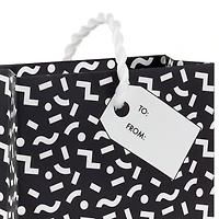4.6" Black and White Mod Shapes Gift Card Holder Mini Bag for only USD 2.49 | Hallmark