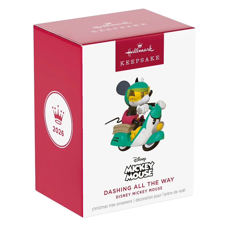 Disney Mickey Mouse Dashing All the Way Ornament for only USD 24.99 | Hallmark