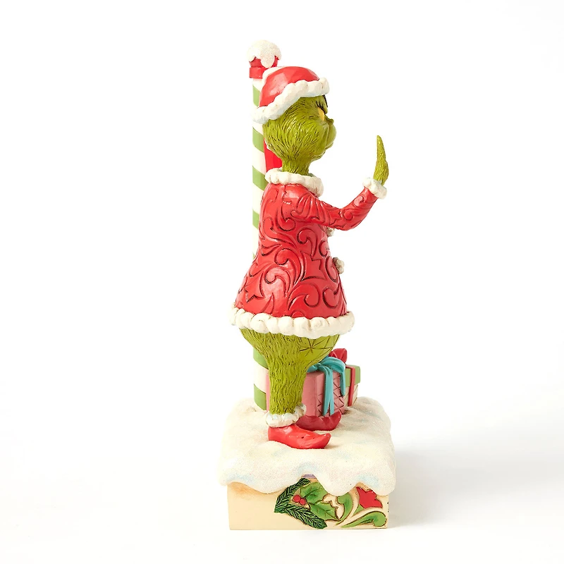 Jim Shore Grinch by Light-Up Stop Sign Figurine, 9.3" for only USD 94.99 | Hallmark