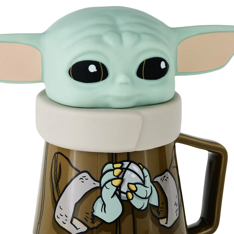 Star Wars: The Mandalorian™ Grogu™ Lidded Mug With Sound, 17 oz. for only USD 39.99 | Hallmark