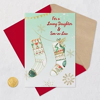 Two Stockings Christmas Card for Daughter and Son-in-Law for only USD 4.99 | Hallmark