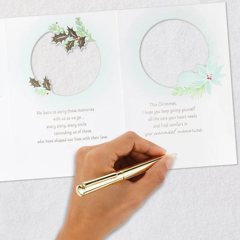 Comfort in Your Warmest Memories Christmas Sympathy Card for only USD 6.99 | Hallmark