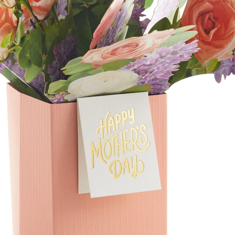 Jumbo Flower Bouquet in Vase 3D Pop-Up Mother's Day Card for only USD 12.99 | Hallmark