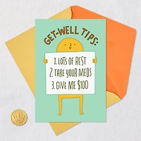 Rest, Meds and Money Funny Get Well Card for only USD 4.49 | Hallmark