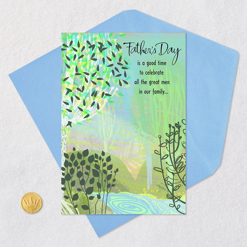 Celebrating Great Men Like You Father's Day Card for Family for only USD 2.00 | Hallmark
