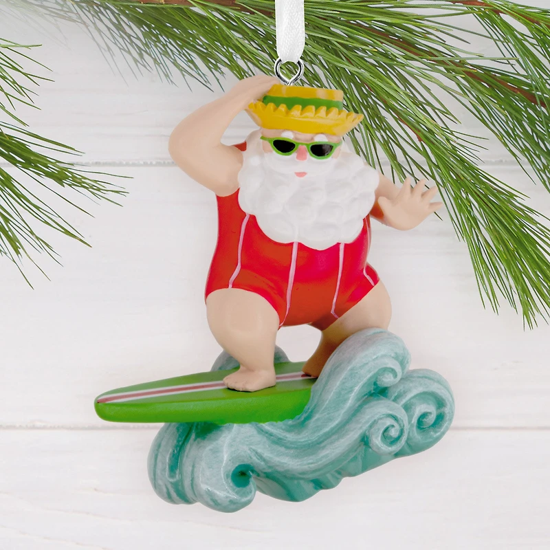 Surfing Santa Hallmark Ornament for only USD 14.99 | Hallmark