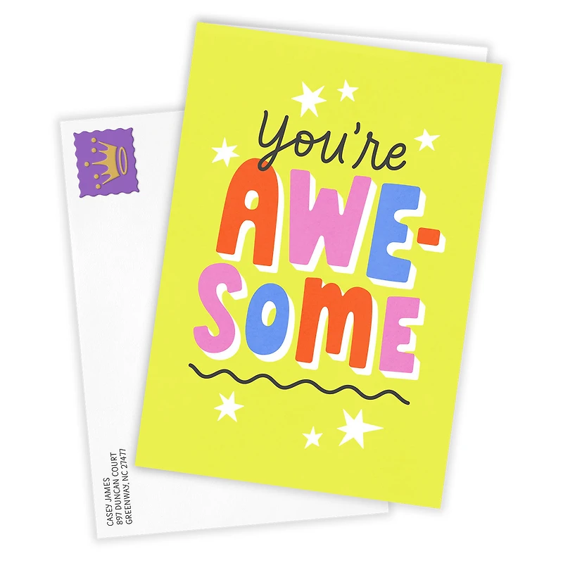 Bold and Bright You're Awesome Blank Custom Card for only USD 4.99 | Hallmark