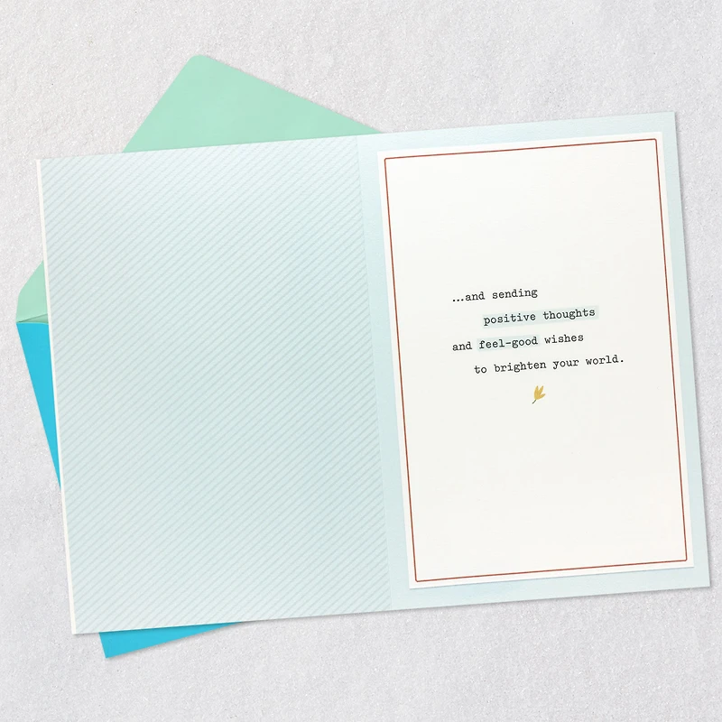 Positive Thoughts and Feel-Good Wishes Encouragement Card for only USD 7.99 | Hallmark